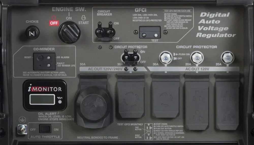 Honda EB10000 10000Watt Industrial Generator with CO-MINDER Sensor